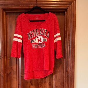 Blue 84 Red Nebraska Football Tee